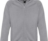 Толстовка мужская на молнии Sundae 280 серый меланж арт.47200349