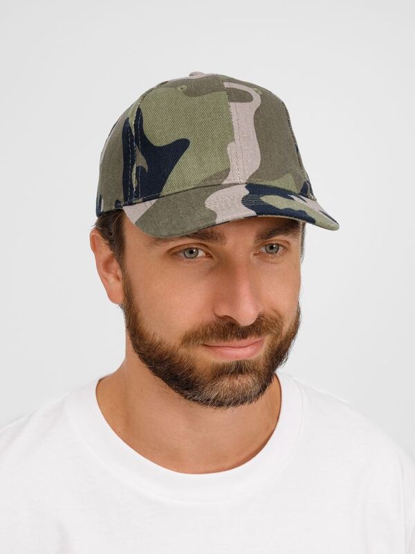 Бейсболка Buffalo, зеленый камуфляж арт.6404.17