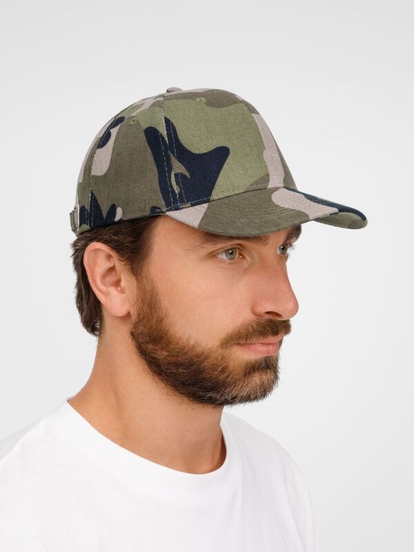 Бейсболка Buffalo, зеленый камуфляж арт.6404.17