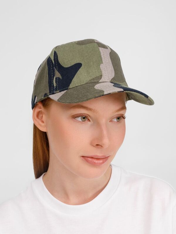 Бейсболка Buffalo, зеленый камуфляж арт.6404.17