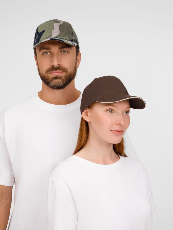 Бейсболка Buffalo, зеленый камуфляж арт.6404.17