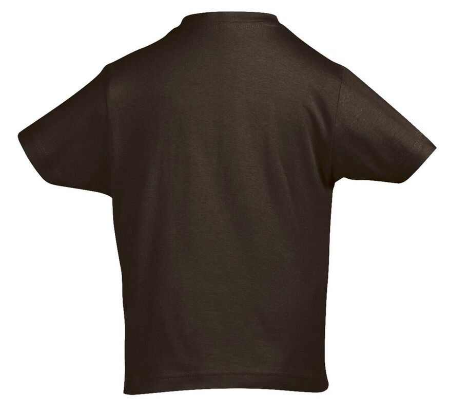 Футболка детская Imperial Kids, шоколадно-коричневая арт.2505.59