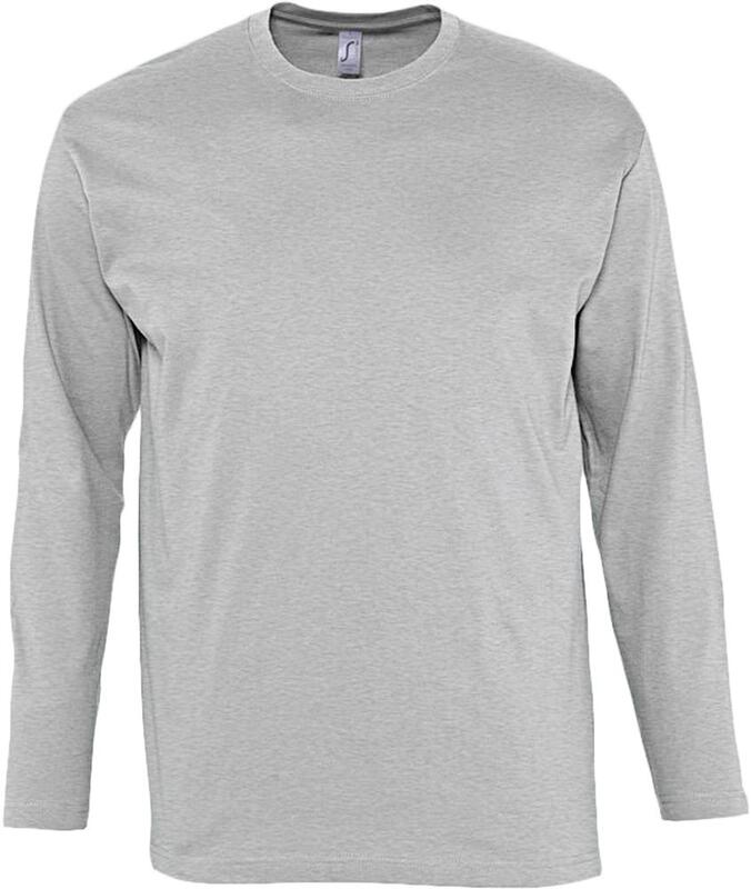 Футболка с длинным рукавом Monarch 150, серый меланж арт.1377.11