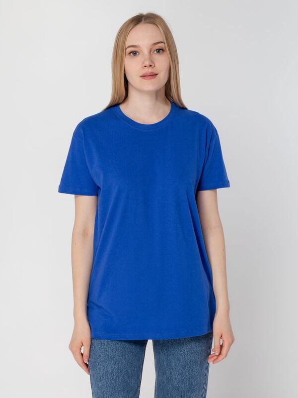 Футболка унисекс Regent 150, винтажный синий арт.1376.45