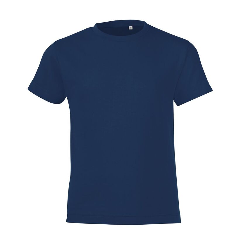 Футболка детская Regent Fit Kids, кобальт (темно-синяя) арт.6645.40