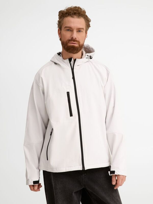 Куртка мужская с капюшоном Replay Men 340, белая арт.5569.60