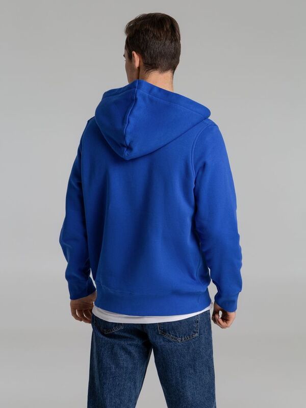 Толстовка унисекс на молнии Sherpa 280, ярко-синяя арт.5974.44