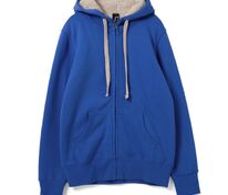 Толстовка унисекс на молнии Sherpa 280, ярко-синяя арт.5974.44