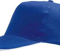 Бейсболка Sunny, ярко-синяя с белым арт.5823.46