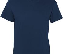 Футболка мужская с V-образным вырезом Victory 150, темно-синяя (navy) арт.1887.40