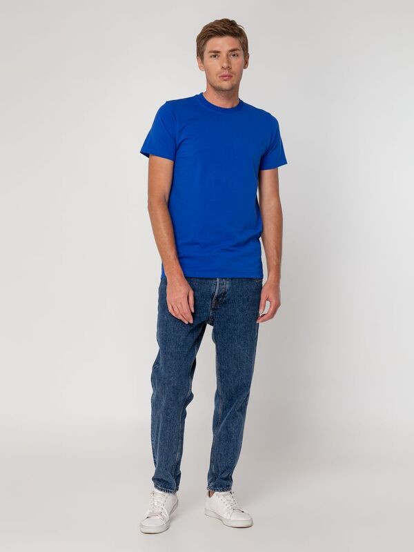 Футболка мужская T-bolka Stretch, ярко-синяя арт.1893.44