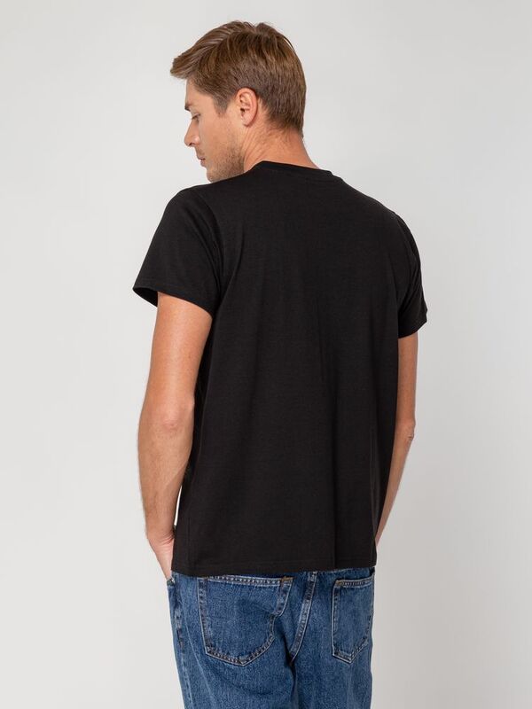 Футболка мужская T-bolka Stretch, черная арт.1893.30