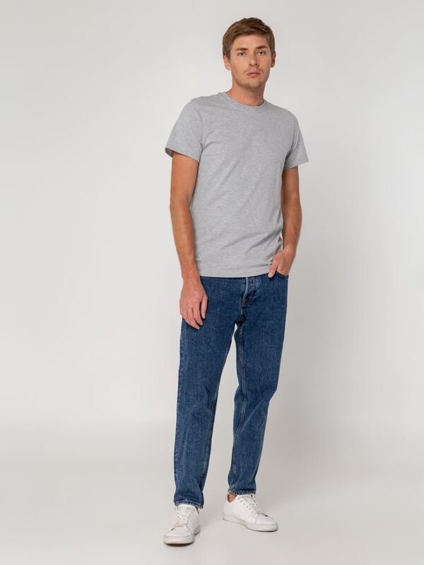 Футболка мужская T-bolka Stretch, серый меланж арт.1893.11