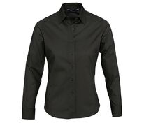 Рубашка женская с длинным рукавом Eden 140 черная арт.17015312