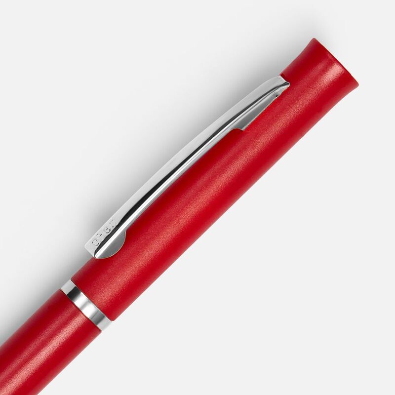 Ручка шариковая Euro Chrome, красная арт.4478.50