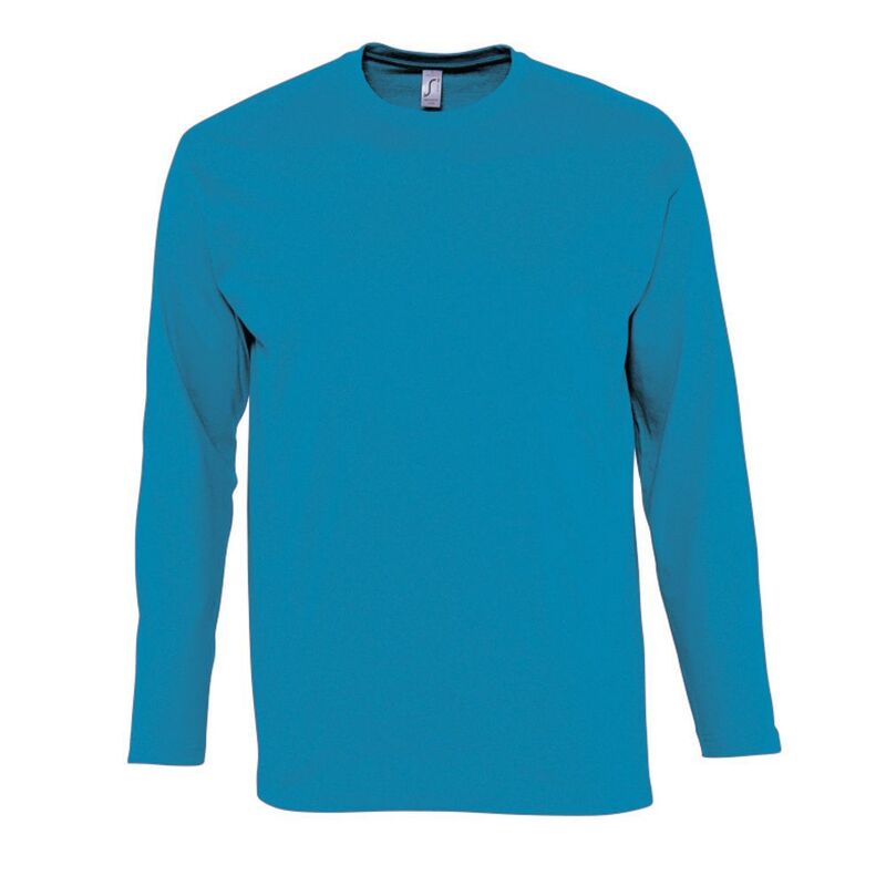 Футболка мужская с длинным рукавом Monarch, голубая арт.11420321