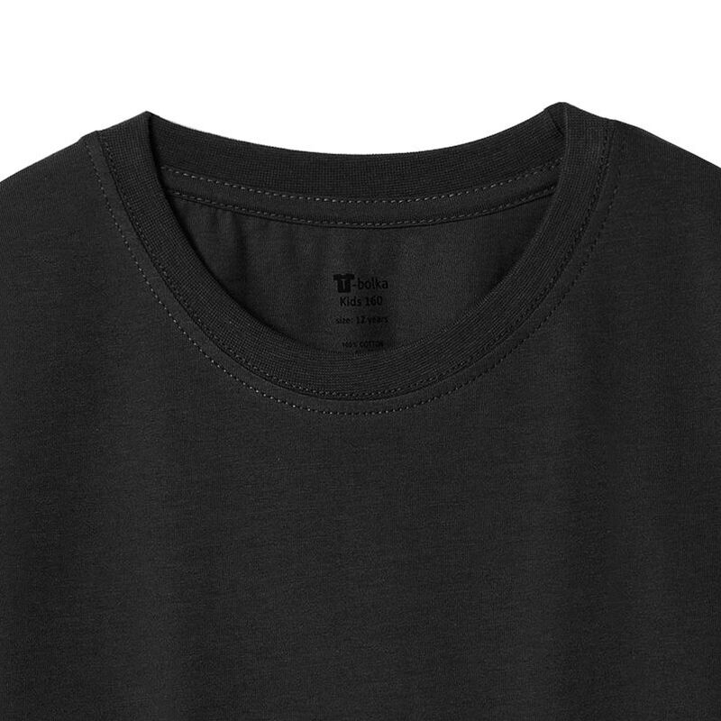 Футболка детская T-Bolka Kids, черная арт.2504.30