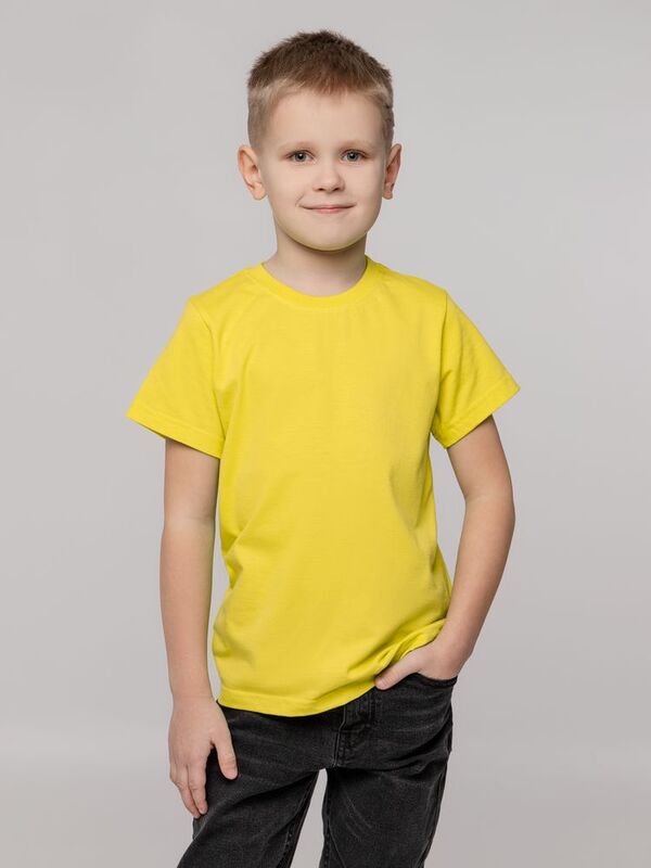 Футболка детская T-Bolka Kids, желтая арт.2504.80