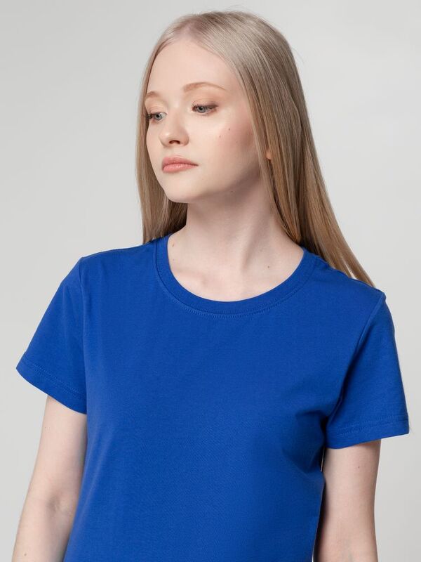 Футболка женская T-bolka Lady, ярко-синяя арт.1878.44