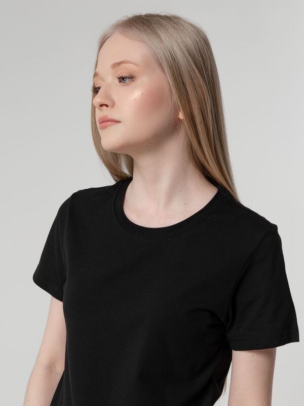 Футболка женская T-bolka Lady, черная арт.1878.30