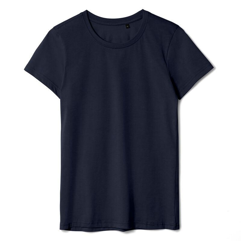 Футболка женская T-bolka Lady, темно-синяя арт.1878.40