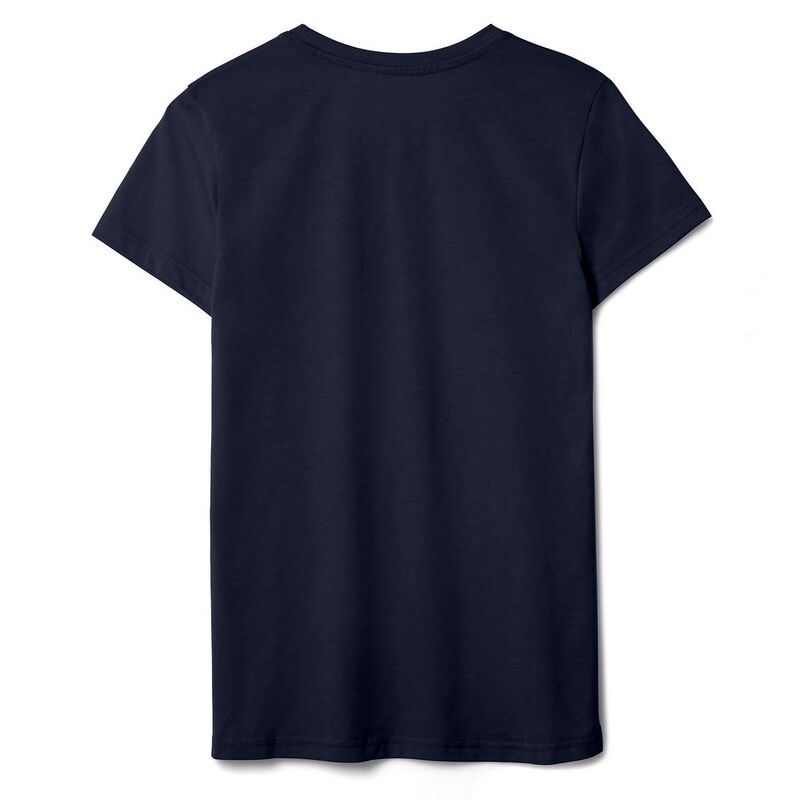 Футболка женская T-bolka Lady, темно-синяя арт.1878.40