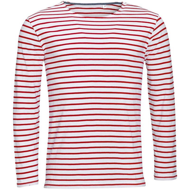 Футболка мужская Marine Men, белая с красным арт.01402987