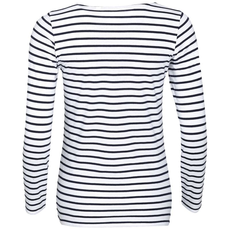 Футболка женская Marine Women, белая с темно-синим арт.01403904