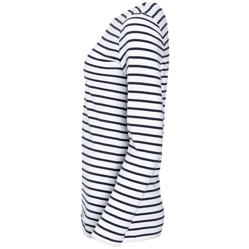 Футболка женская Marine Women, белая с темно-синим арт.01403904