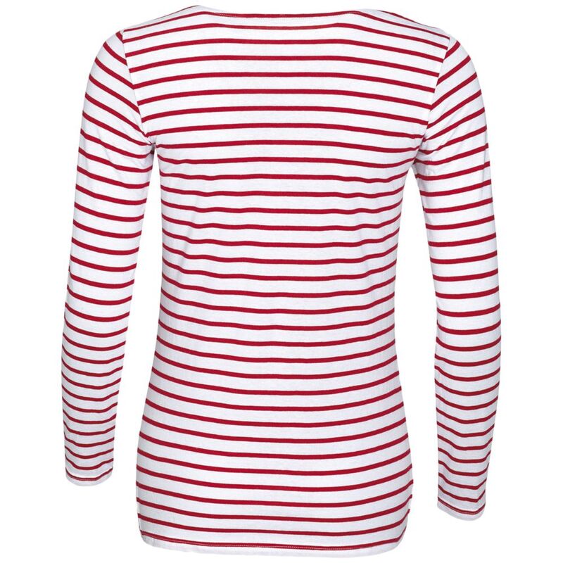 Футболка женская Marine Women, белая с красным арт.01403987