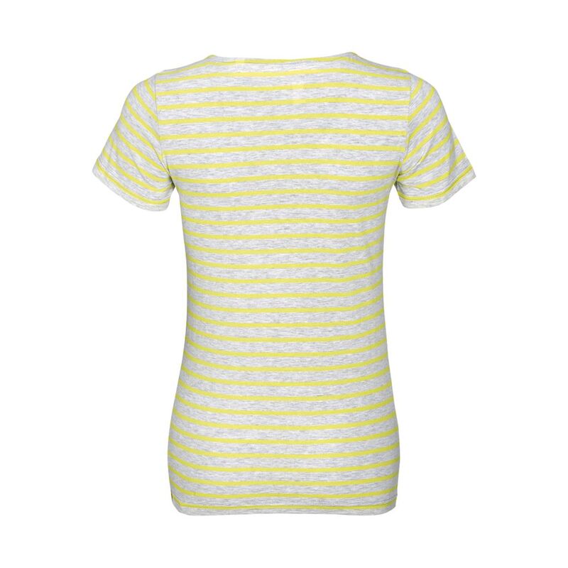 Футболка Miles Women серая с желтым арт.01399798