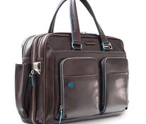 Сумка мужская для ноутбука Piquadro Blue Square, коричневая арт.CA2765B2/MO