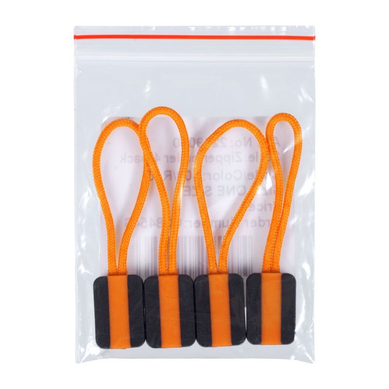 Набор пуллеров для молнии, оранжевый арт.1681.20