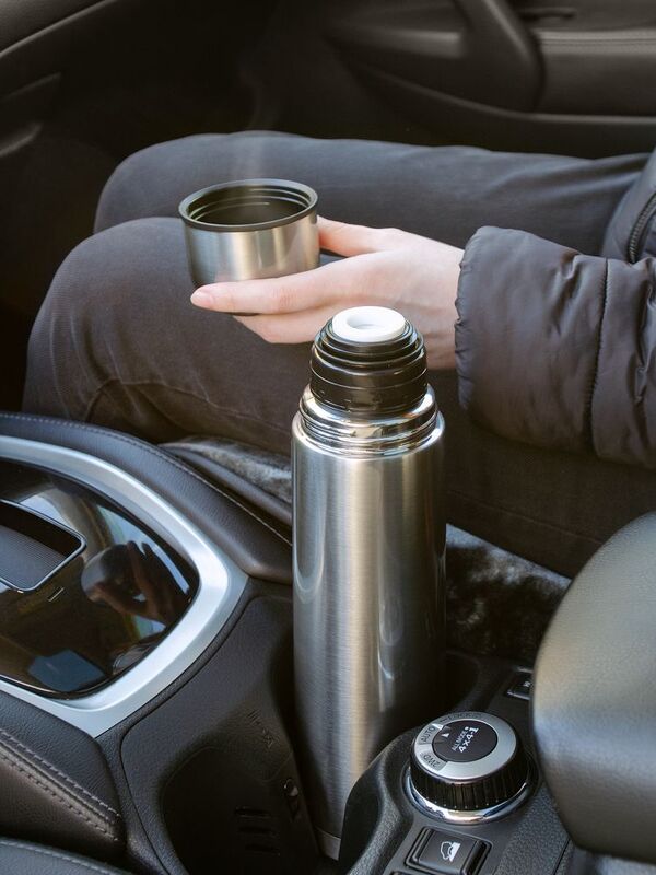 Термос Plain 750, серебристый арт.3649.10