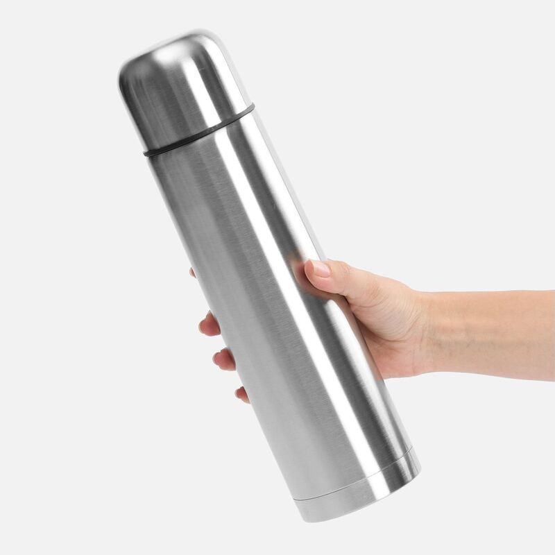 Термос Plain 1000, серебристый арт.3666.10