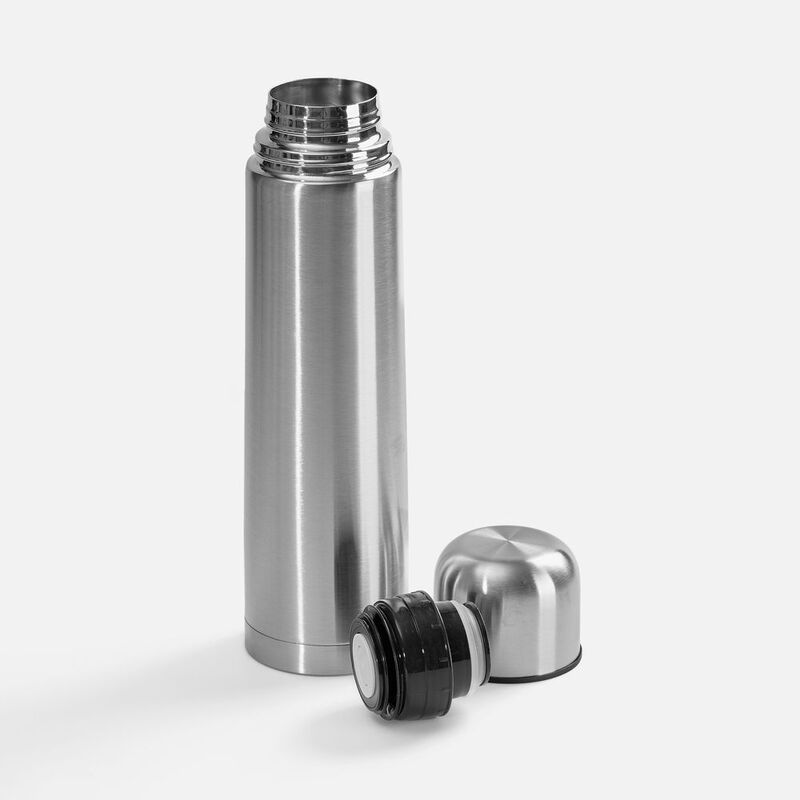 Термос Plain 1000, серебристый арт.3666.10