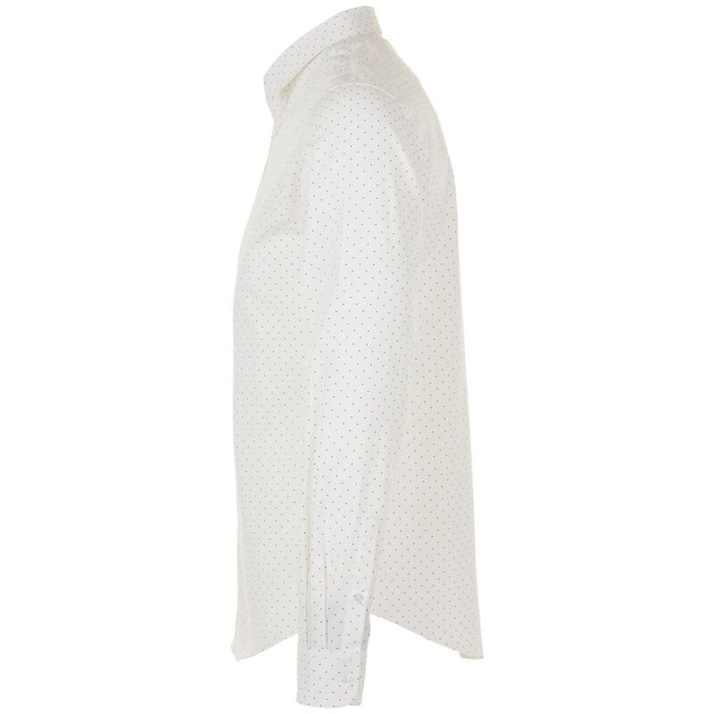 Рубашка мужская Becker Men, белая с темно-синим арт.01648989