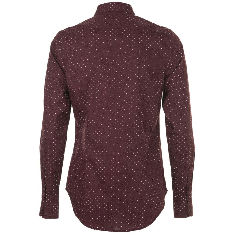 Рубашка женская Becker Women, бордовая с белым арт.01649502