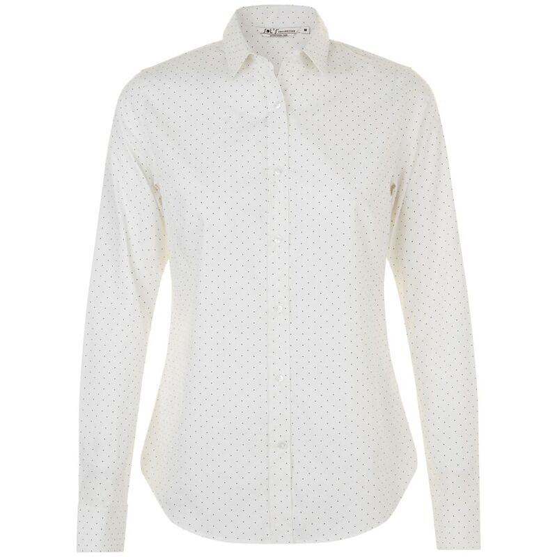 Рубашка женская Becker Women, белая с темно-синим арт.01649989