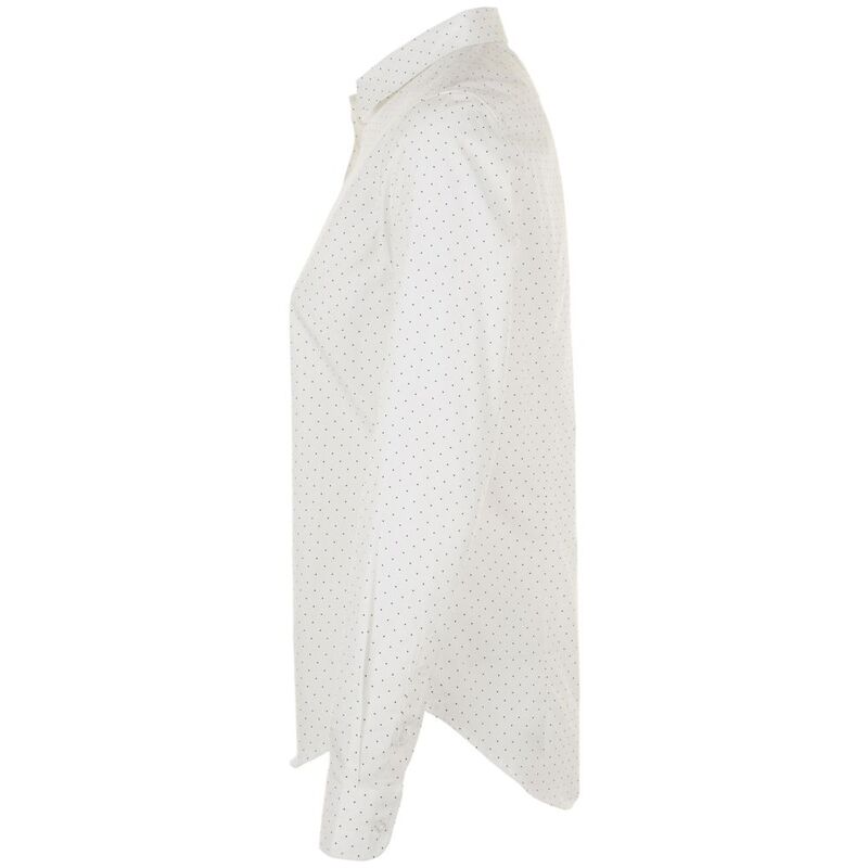 Рубашка женская Becker Women, белая с темно-синим арт.01649989