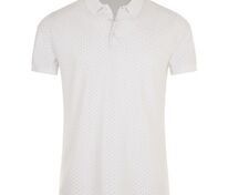 Рубашка поло мужская Brandy Men, белая с темно-синим арт.01706989