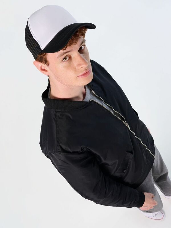 Бейсболка Bubble, черная с белым арт.01668906TUN