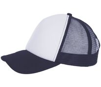 Бейсболка Bubble, темно-синяя с белым арт.01668989TUN