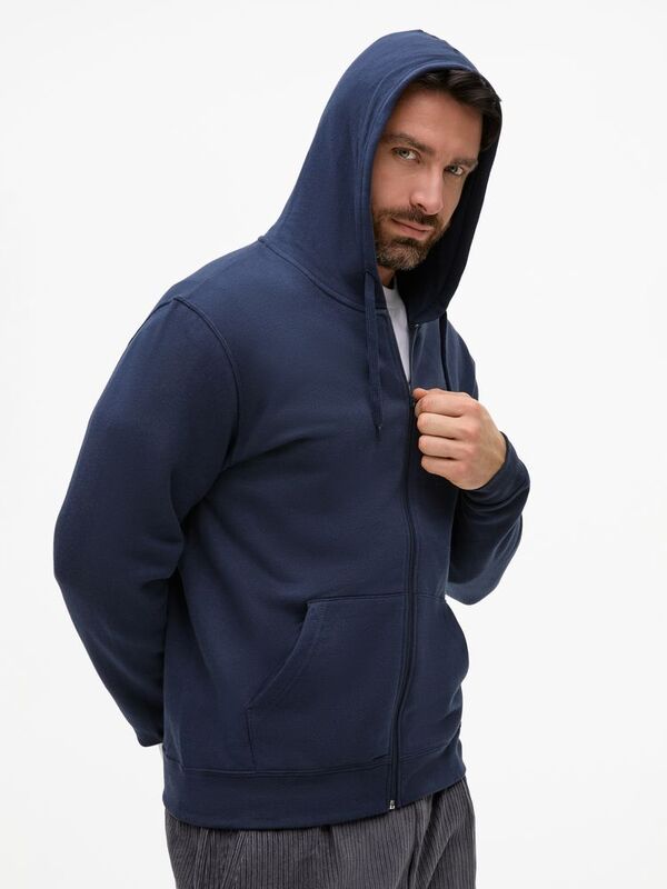 Толстовка унисекс Stone, темно-синяя арт.01714319