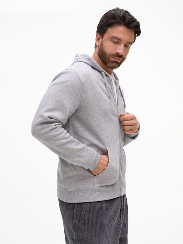 Толстовка унисекс Stone, серый меланж арт.01714360