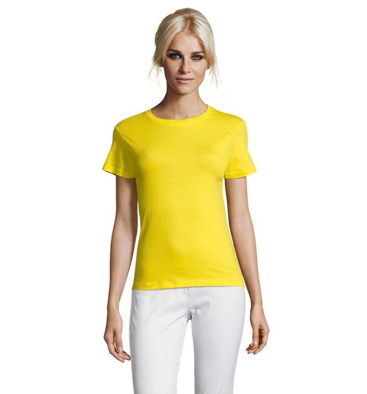 Футболка женская Regent Women, лимонно-желтая арт.01825302