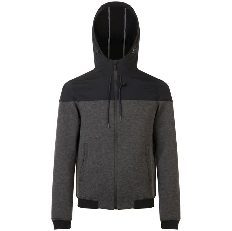 Куртка унисекс Voltage, черный меланж с черным арт.01645500