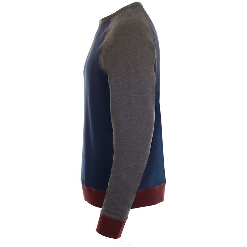 Толстовка унисекс Sandro, темно-синяя с черным меланжем арт.01700526