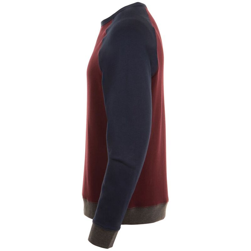 Толстовка унисекс Sandro, бордовая с темно-синим арт.01700524