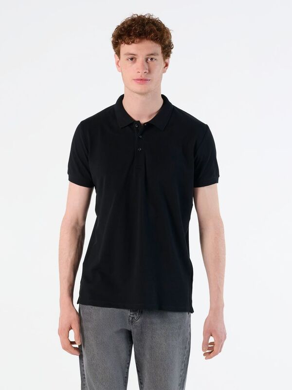 Рубашка поло мужская Phoenix Men, черная арт.01708312